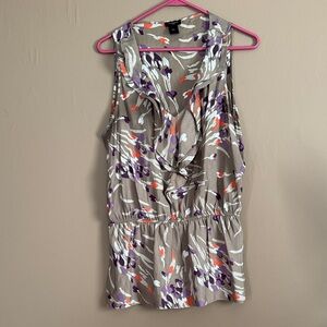 Ann Taylor Multicolor Sleeveless Blouse
